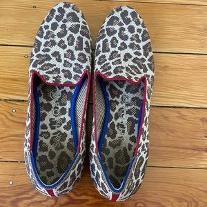 Rothy’s Size 8 animal print loafers